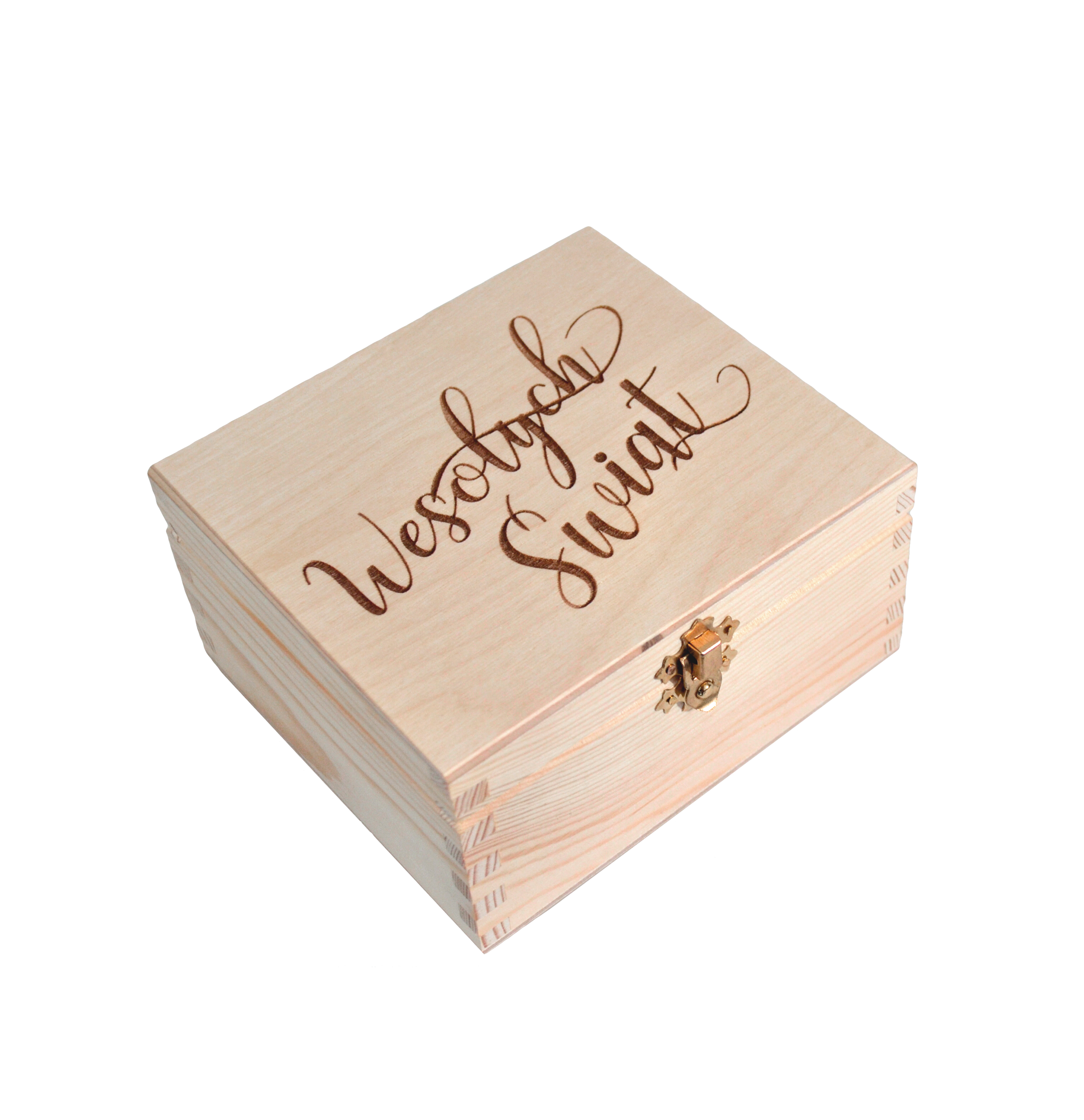Pudełko na prezent Wesołych Świąt 16,5 x 14,5 cm PU0145